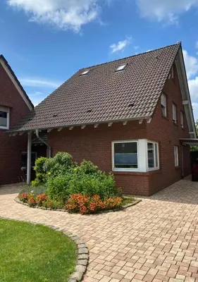 Das Gebäude in dem sich die Ferienwohnung befindet