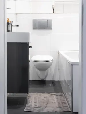 Ein Badezimmer in der Unterkunft Zentral 1 SZ Küche, Bad