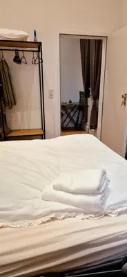 Ein Bett oder Betten in einem Zimmer der Unterkunft RuhREpott Hosting