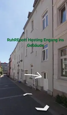 Das Gebäude in dem sich die Ferienwohnung befindet
