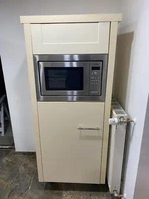 Küche/Küchenzeile in der Unterkunft Oberhausen Mitte