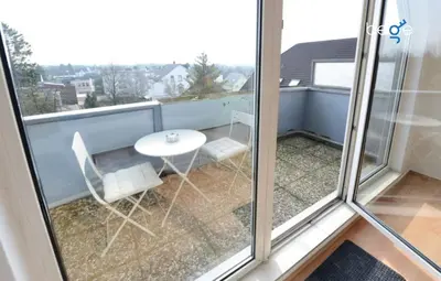 Ein Balkon oder eine Terrasse in der Unterkunft BEGE APARTMENTS WorkNest Comfort