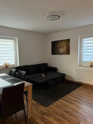 Ein Sitzbereich in der Unterkunft Apartment HAMMer