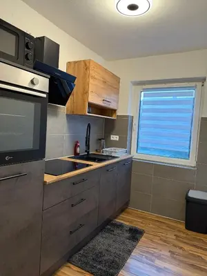 Küche/Küchenzeile in der Unterkunft Apartment HAMMer