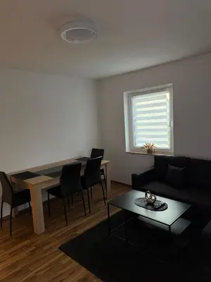 Ein Sitzbereich in der Unterkunft Apartment HAMMer