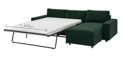 Ein Sitzbereich in der Unterkunft Fancy Apartment with 4K TV for 3 people and 2 people sleep couch - includes kitchen