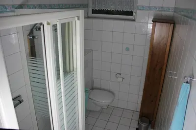 Ein Badezimmer in der Unterkunft WupperApart