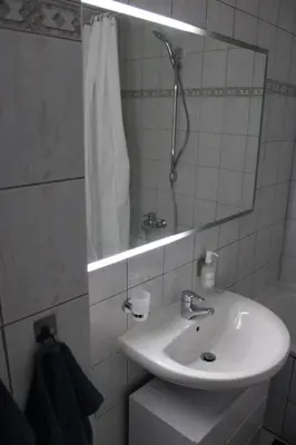 Ein Badezimmer in der Unterkunft RuhrGEbietsquartier II - Nähe Veltins Arena