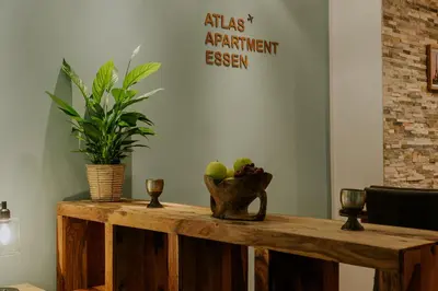 Grundriss der Unterkunft Atlas Apartment Essen, 3 Zimmer, Uniklinik, Messe, Parkplatz, Balkon