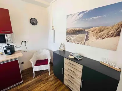Küche/Küchenzeile in der Unterkunft Nordsee Apartment