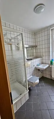 Ein Badezimmer in der Unterkunft Gemütliche Wohnung für 2 Personen in Gelsenkirchen