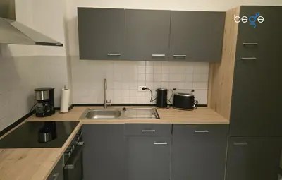 Küche/Küchenzeile in der Unterkunft BEGE APARTMENTS WorkEase