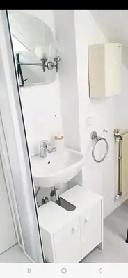 Ein Badezimmer in der Unterkunft Gemütliches Haus am Zollverein