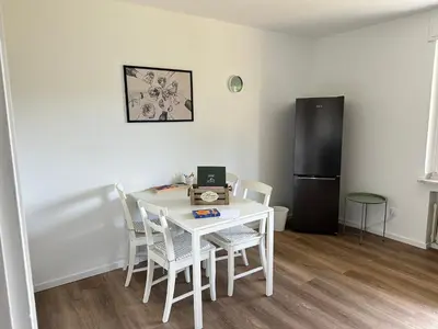 Küche/Küchenzeile in der Unterkunft Ferienwohnung Janne