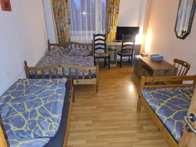 Ein Bett oder Betten in einem Zimmer der Unterkunft Privatzimmer in GE-Schalke