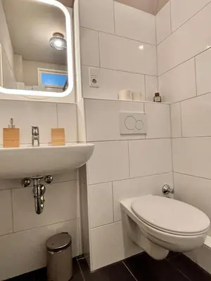 Ein Badezimmer in der Unterkunft Eleganz und Komfort mitten in Essen!