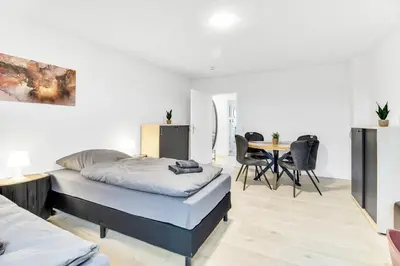 Ein Bett oder Betten in einem Zimmer der Unterkunft Lünen Living Apartments #10