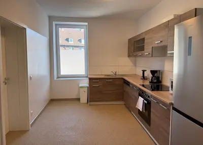 Küche/Küchenzeile in der Unterkunft T&K Apartments - Herne - comfortable 1-3 room apartments