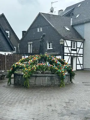 Das Gebäude in dem sich die Ferienwohnung befindet