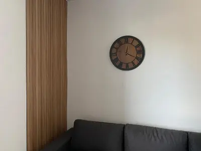 Ein Sitzbereich in der Unterkunft Modernes Apartment - Top-Lage