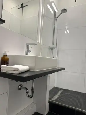 Ein Badezimmer in der Unterkunft Luxus Appartement