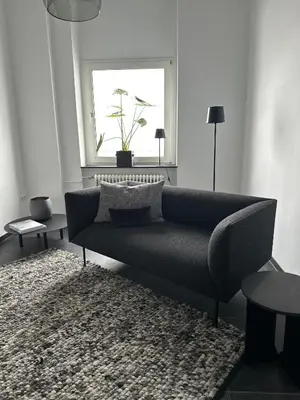 Ein Sitzbereich in der Unterkunft Luxus Appartement
