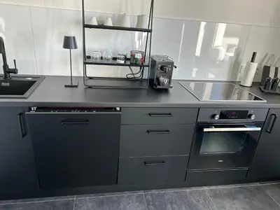 Küche/Küchenzeile in der Unterkunft Luxus Appartement