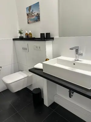 Ein Badezimmer in der Unterkunft Luxus Appartement