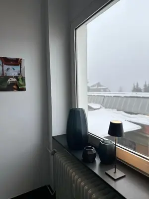 Ein Sitzbereich in der Unterkunft Luxus Appartement