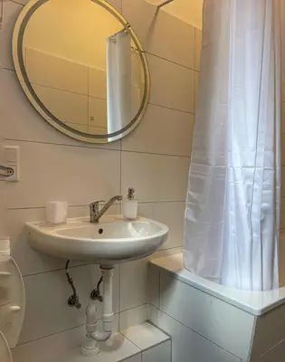 Ein Badezimmer in der Unterkunft Ring-Apartments Gelsenkirchen, Zentrum