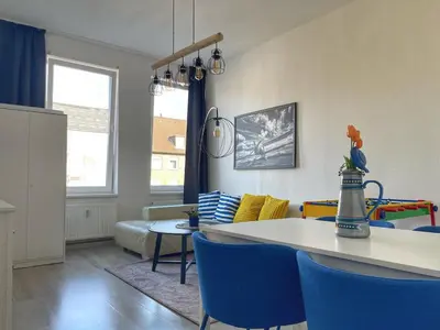 Ein Sitzbereich in der Unterkunft Ring-Apartments Gelsenkirchen, Zentrum