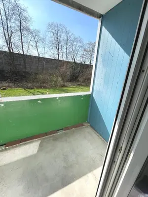 Ein Balkon oder eine Terrasse in der Unterkunft Gemütliches Apartment Hagen