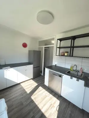 Küche/Küchenzeile in der Unterkunft Gemütliches Apartment Hagen