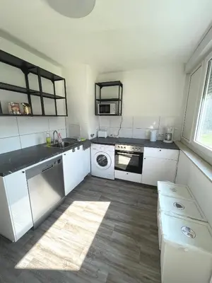 Küche/Küchenzeile in der Unterkunft Gemütliches Apartment Hagen