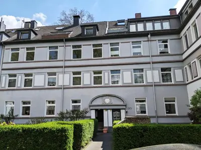 Das Gebäude in dem sich die Ferienwohnung befindet