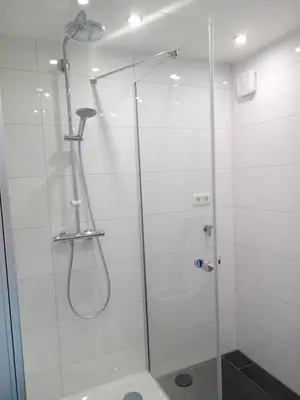 Ein Badezimmer in der Unterkunft Sonnenblick-FeWo am Innenstadtrand von Schwerte