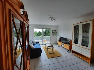 TV/Unterhaltungsangebot in der Unterkunft Sonnenblick-FeWo am Innenstadtrand von Schwerte