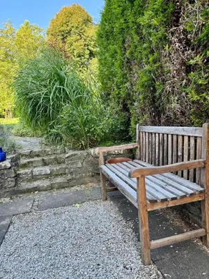 Ein Garten an der Unterkunft Haases Ferienwohnung