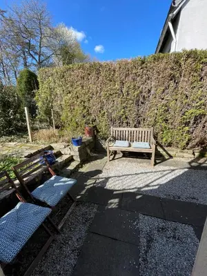 Ein Garten an der Unterkunft Haases Ferienwohnung