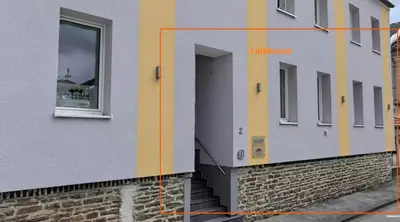 Das Gebäude in dem sich die Ferienwohnung befindet