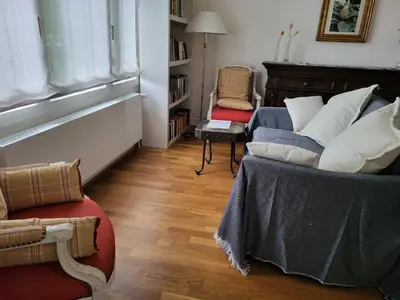 Ein Sitzbereich in der Unterkunft PInahaus