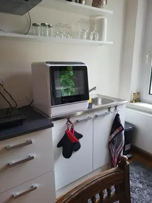 Küche/Küchenzeile in der Unterkunft PInahaus