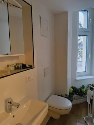 Ein Badezimmer in der Unterkunft PInahaus