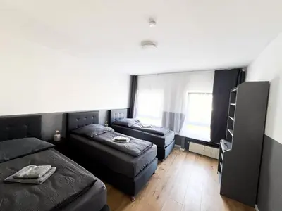 Ein Sitzbereich in der Unterkunft Krefeld House - Linn 20 Min to DUS AIRPORT & MESSE