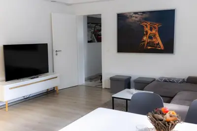 TV/Unterhaltungsangebot in der Unterkunft Top moderne Ferienwohnung im Herzen des Ruhrgebiets