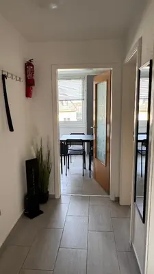 Grundriss der Unterkunft DUTTI'S HOME - Apartment A l 2 rooms l 4 Beds l TV l WIFI l Kitchen l Parking l Autobahn