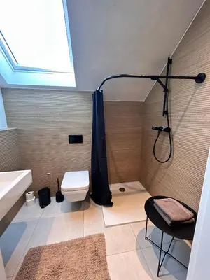 Grundriss der Unterkunft Apartment am See mit Dachterrasse