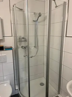 Ein Badezimmer in der Unterkunft Apartment Nähe Messe Philharmonie, Rüttenscheid,Uniklinikum