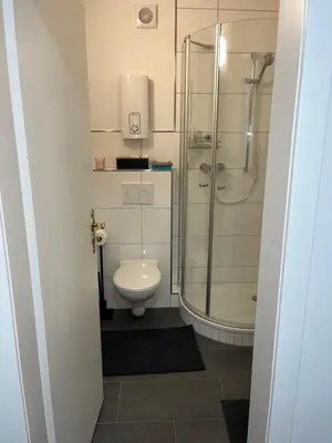 Ein Badezimmer in der Unterkunft Apartment Nähe Messe Philharmonie, Rüttenscheid,Uniklinikum