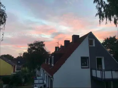 Das Gebäude in dem sich die Ferienwohnung befindet